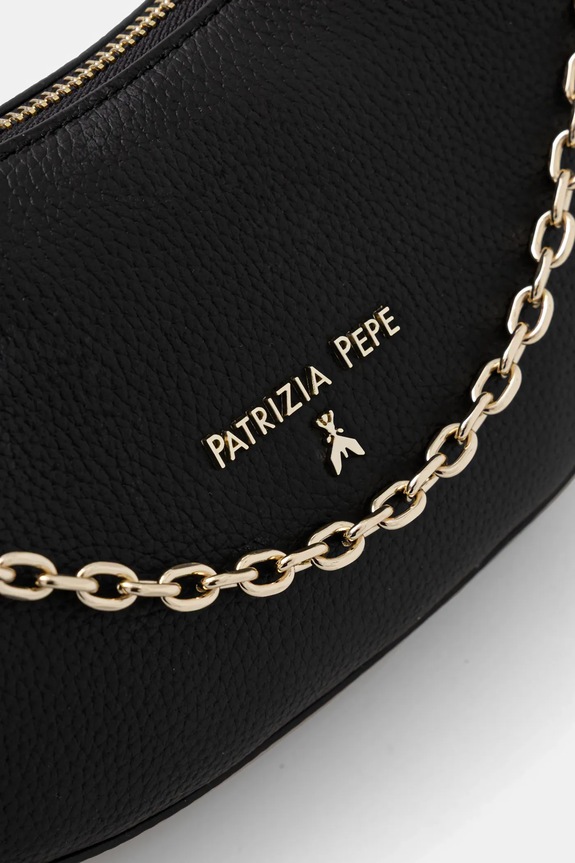 Patrizia Pepe poșetă de piele negru 8B0309.L001