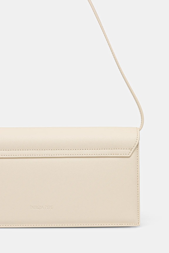 Akcesoria Patrizia Pepe torebka skórzana 8B0327.L061 beżowy