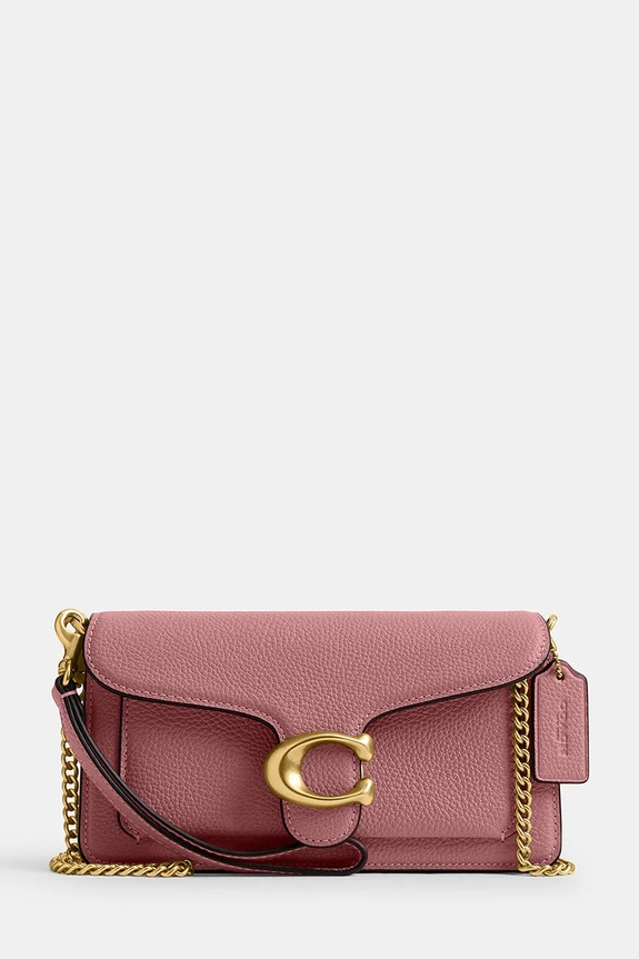 Coach leather handbag Tabby 19 detachable strap pink CBF14