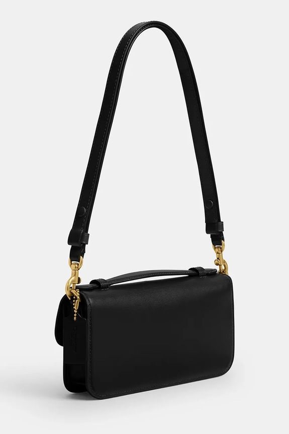 Accesorii Coach geantă crossbody de damă de piele Elora Top Handle CCY30 negru