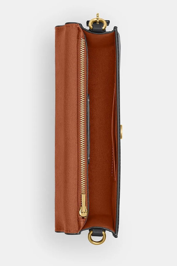 Coach geantă crossbody de damă de piele Elora Top Handle CCY30 negru