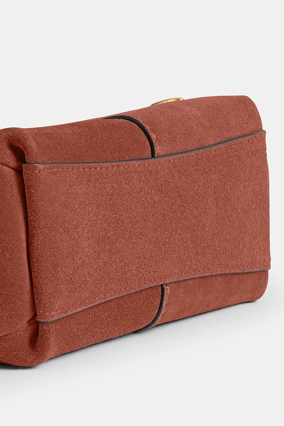 Coach crossbody kabelka dámská semišová Suede Lana Shoulder Bag 19 CCY33
