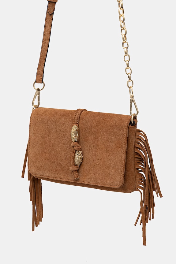 Замшева сумочка Pedro del Hierro 1113579 коричневий SS26