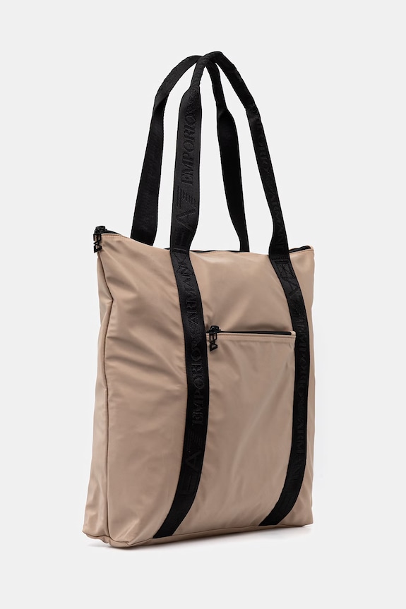 EA7 Emporio Armani torebka shopper damska AF22280.7W001476 beżowy SS26