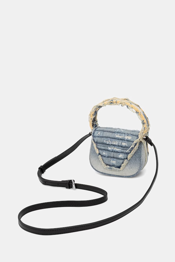 Dodaci Diesel crossbody torba za žene pamučna X08709.P8761 plava