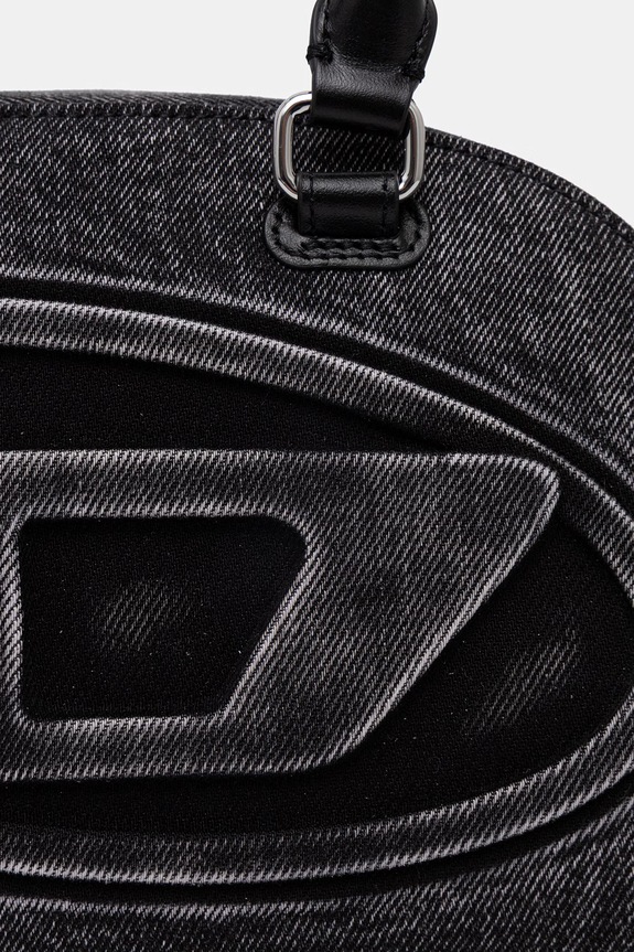 Diesel μικρή τσάντα Γυναικεία ντένιμ 1DR 2.0 RDR DOME μαύρο X10370.P8764