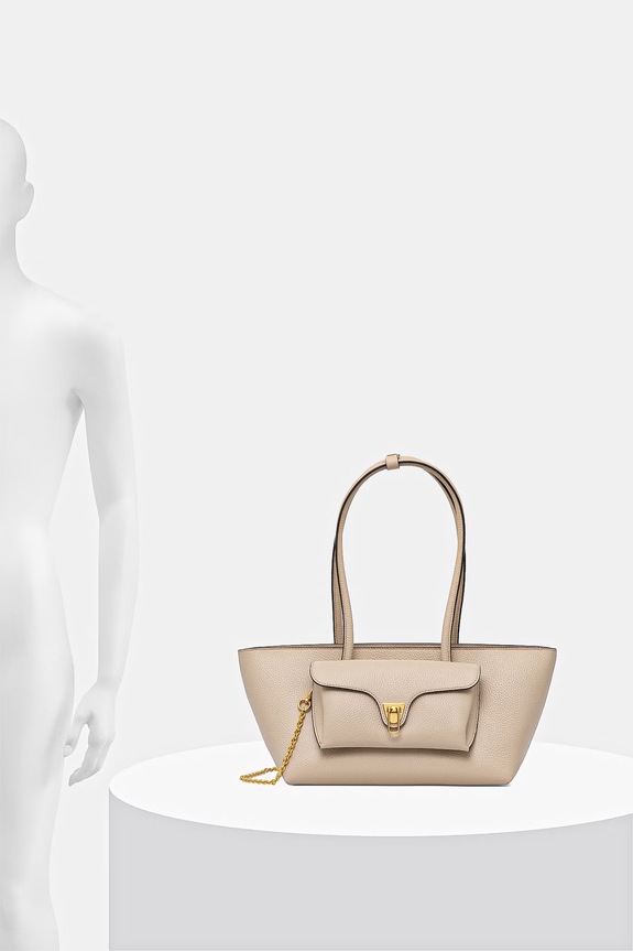 Coccinelle kabelka typu shopper dámska kožená DOUBLE BEAT E1.T8A.11.03.01