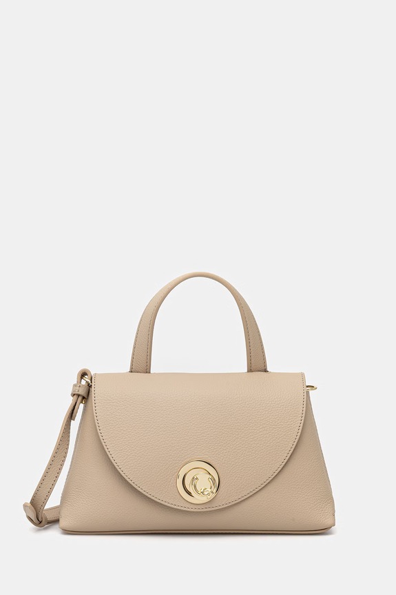 Coccinelle crossbody kabelka dámska kožená NIKLA béžová E1.TOA.18.02.01
