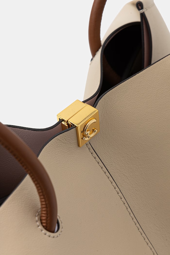 Coccinelle shopper torba ženska kožna Kamy bež E1.U2L.11.02.01