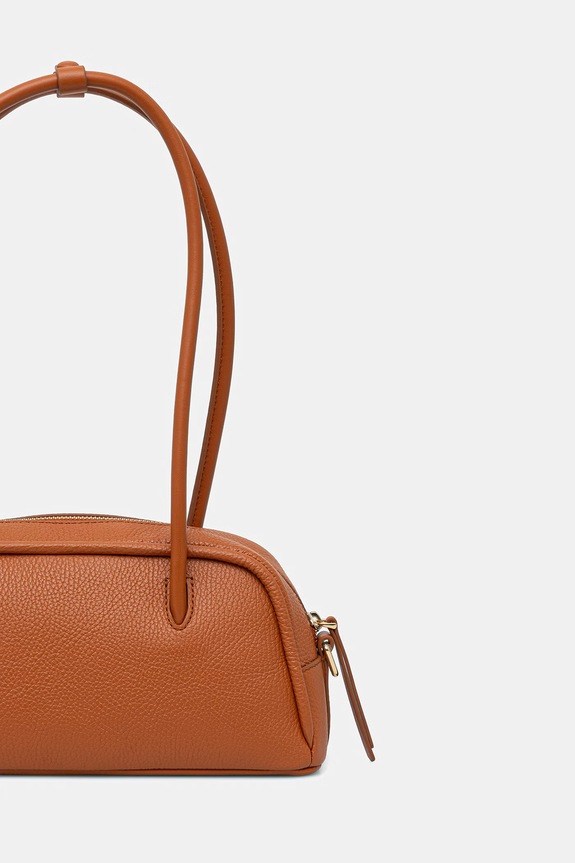 Αξεσουάρ Δερμάτινη τσάντα Coccinelle PAKI E1.U4A.12.02.01 πορτοκαλί