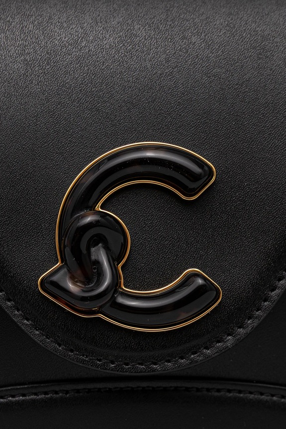 Coccinelle poșetă de piele C-ME CALF&MARB E1.U4G.18.02.01 negru