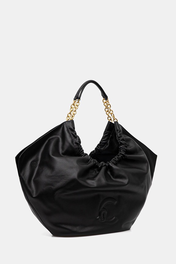 Coccinelle geantă de piele SMASH E1.U5F.11.01.01 negru SS26