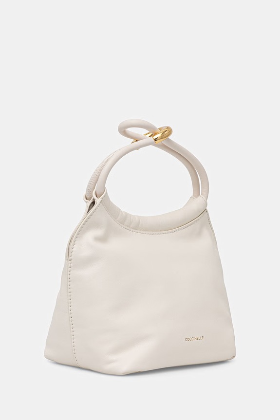 Coccinelle kabelka typu vak dámska kožená FINN POUCH E1.UAA.58.01.01 béžová SS26