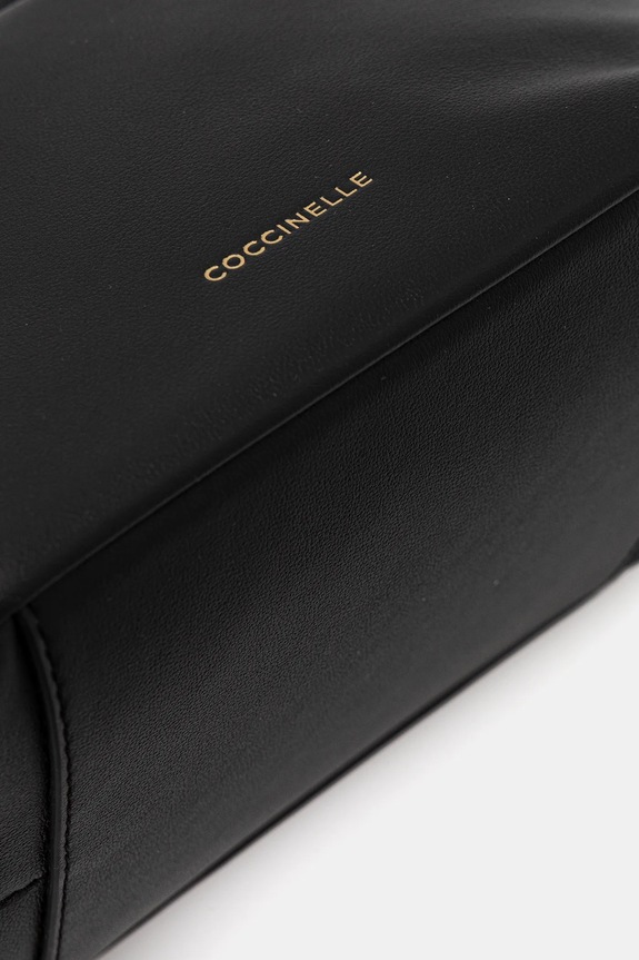 Coccinelle poșetă de piele FINN POUCH negru E1.UAA.58.01.01