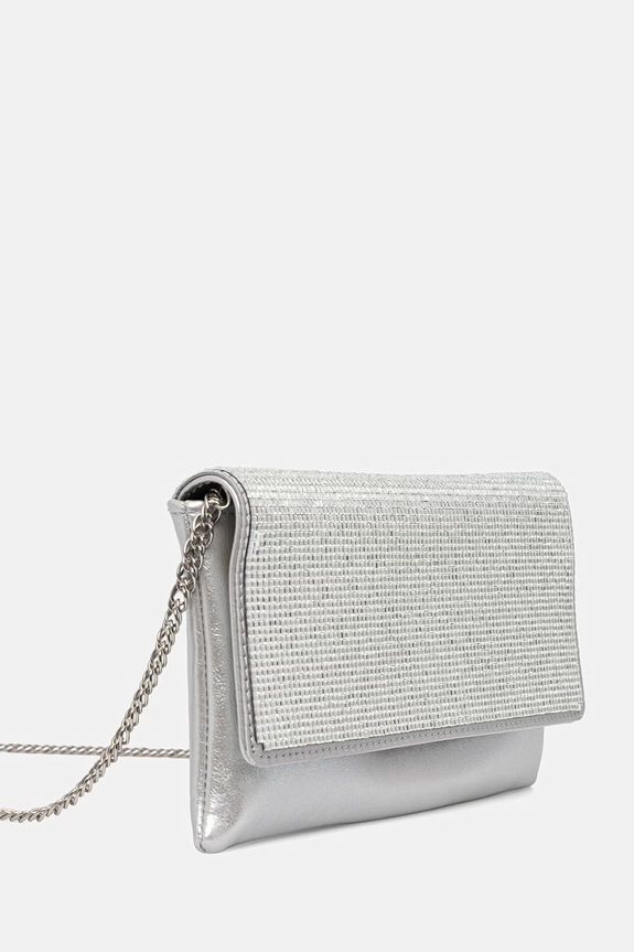 Τσάντα Steve Madden Bglimers SM13000891 ασημί SS26