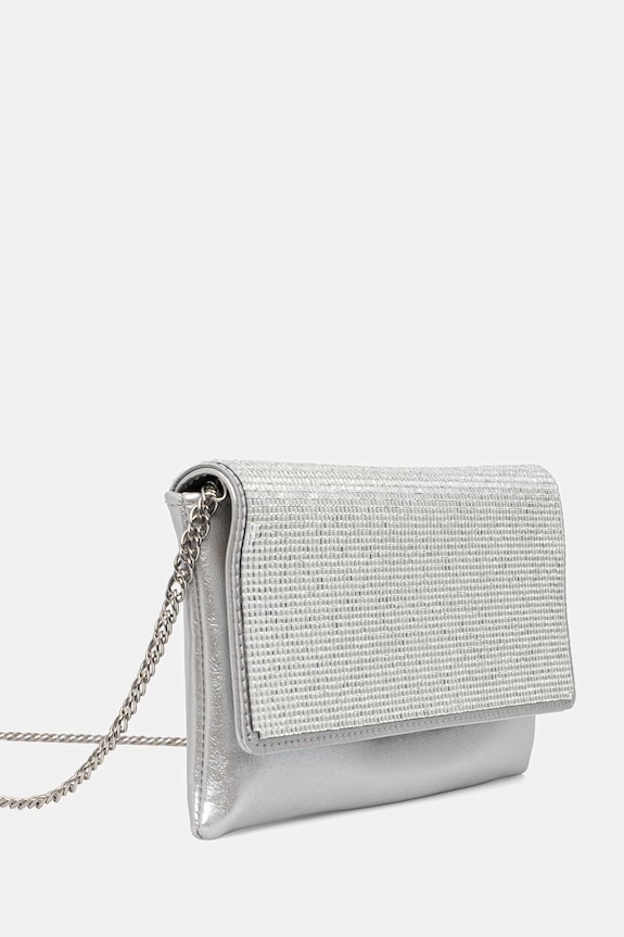 Τσάντα Steve Madden Bglimers SM13000891 ασημί SS26