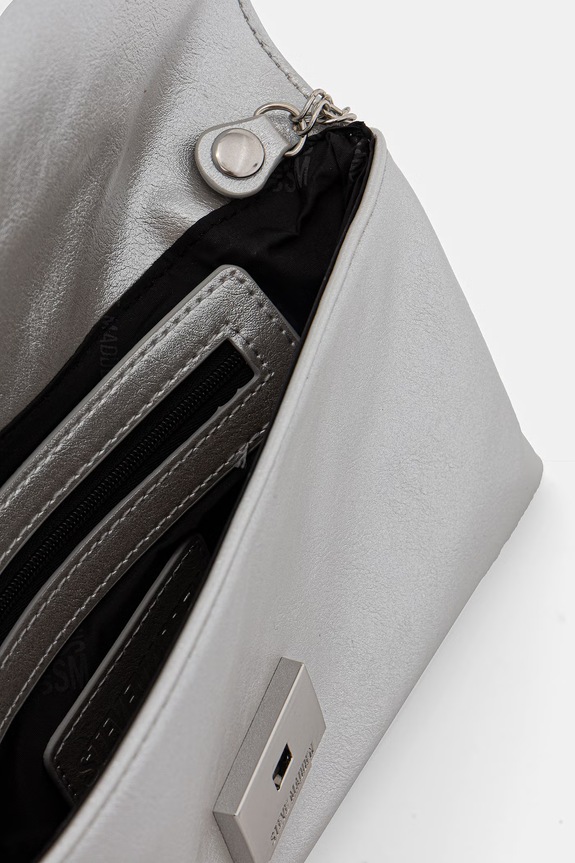 Τσάντα Steve Madden Bglimers SM13000891 ασημί