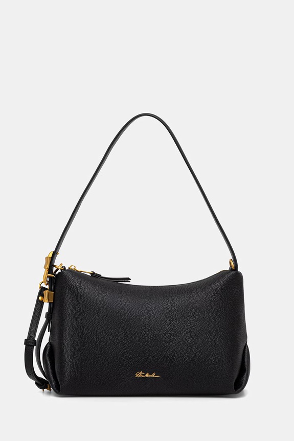 Τσάντα Steve Madden Blumi απομίμηση λείου δέρματος μαύρο SM13002354