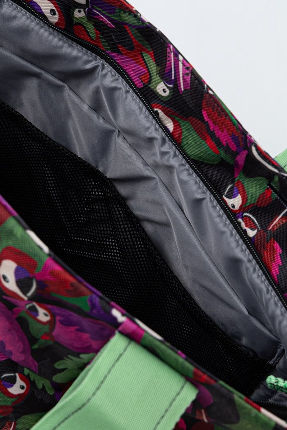 Adidas Tote bag pentru femei x Farm Rio negru KA9938