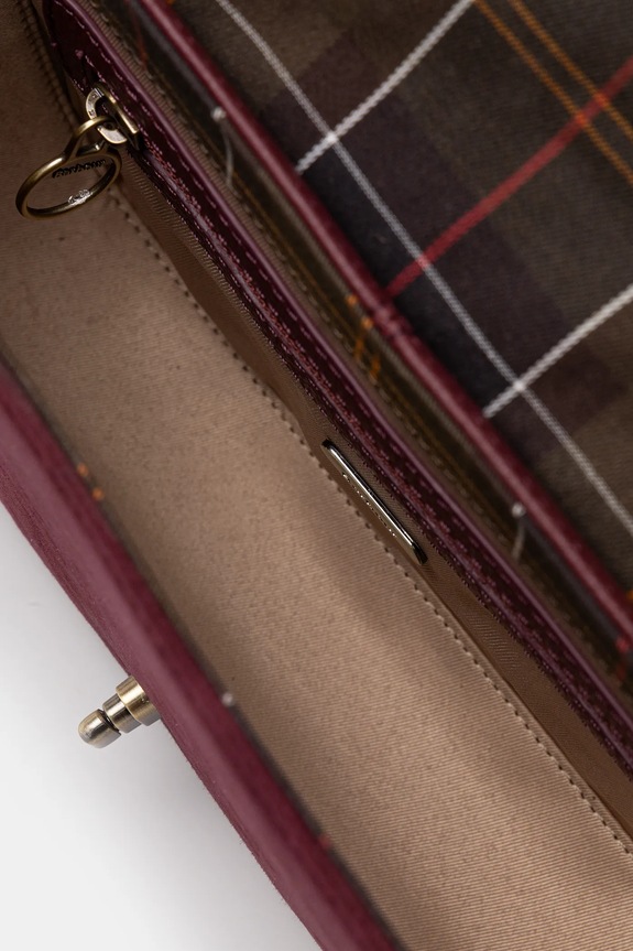 Τσάντα σουέτ Barbour Rosa LBA0508 μπορντό