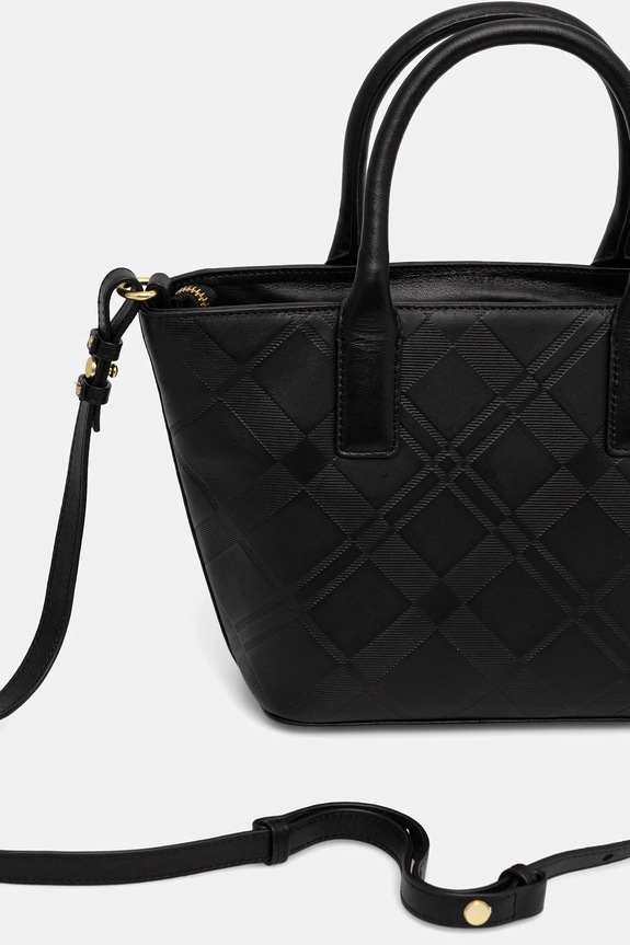 Αξεσουάρ Δερμάτινη τσάντα Barbour LBA0511 μαύρο