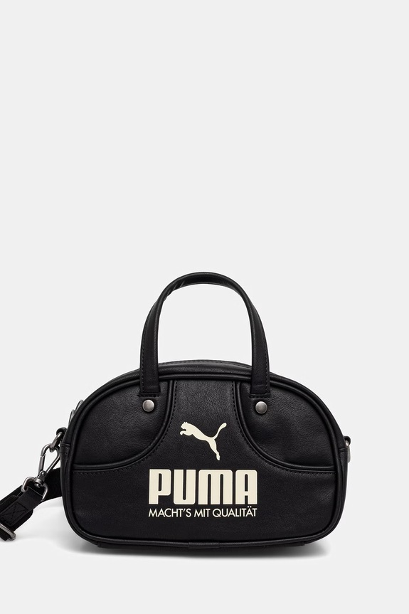 Τσάντα Puma 1976 Mini Grip απομίμηση λείου δέρματος μαύρο 092319