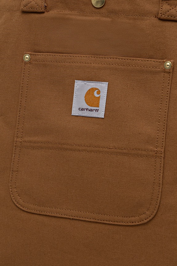 Bavlněná kabelka Carhartt WIP Bay Tote hnědá I036333.HZ01