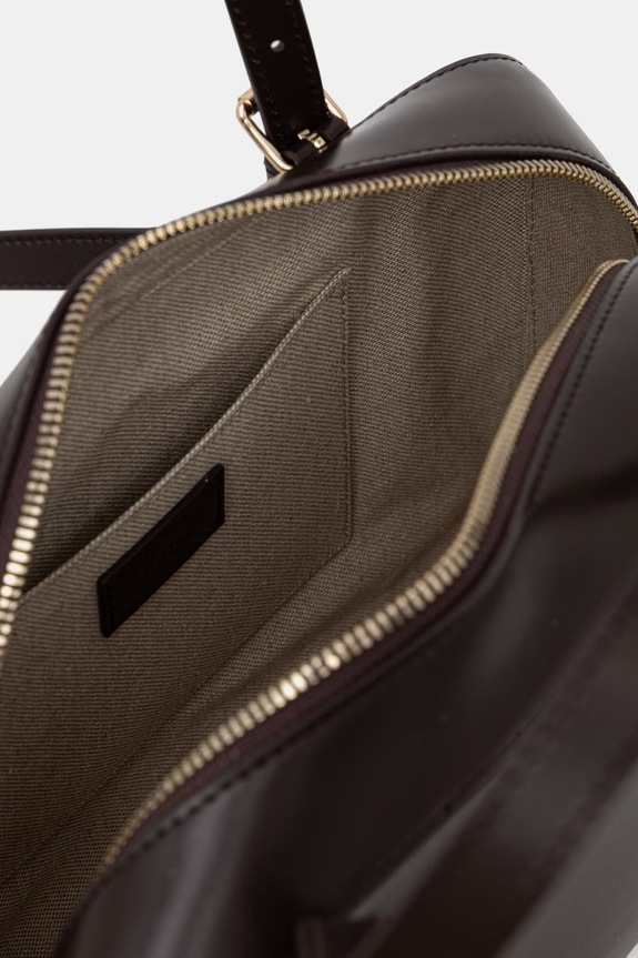 A.P.C. χιαστί Γυναικεία δερμάτινη SAC VIRGINIE BOX PXBMW.F67017 καφέ