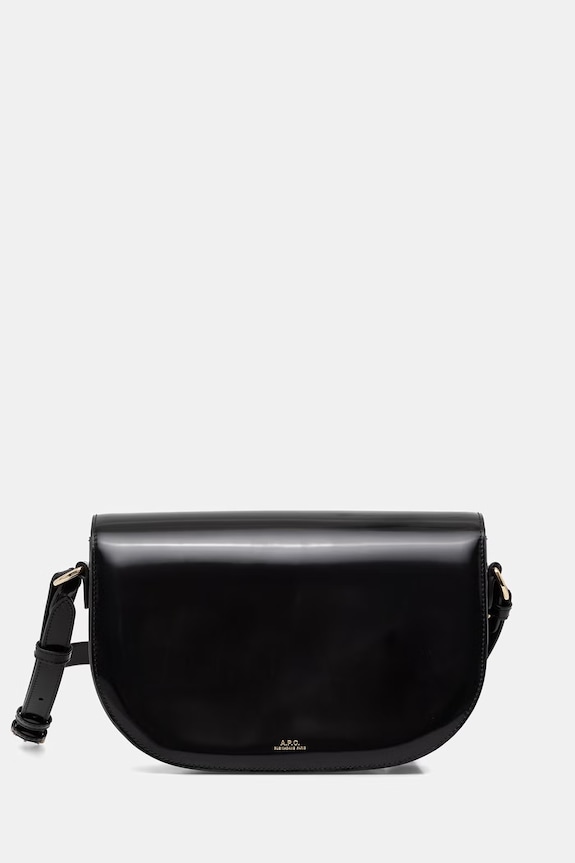 A.P.C. női bőr Baguette táska LE B-SIDE fekete PXCBT.F67020