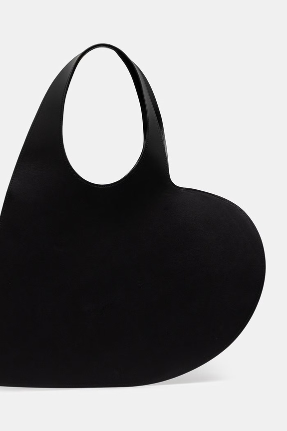 Doplňky Kožená kabelka Coperni Heart COPBA14F6083 černá