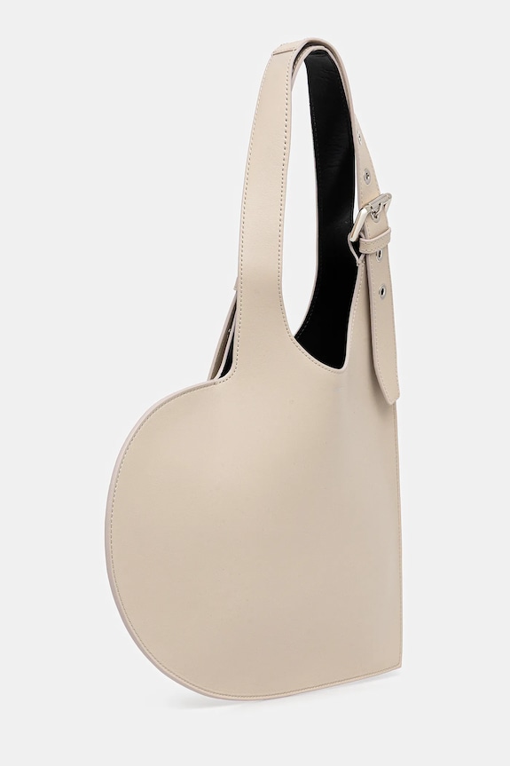Coperni torebka skórzana Heart COPBA112F6066 beżowy SS26