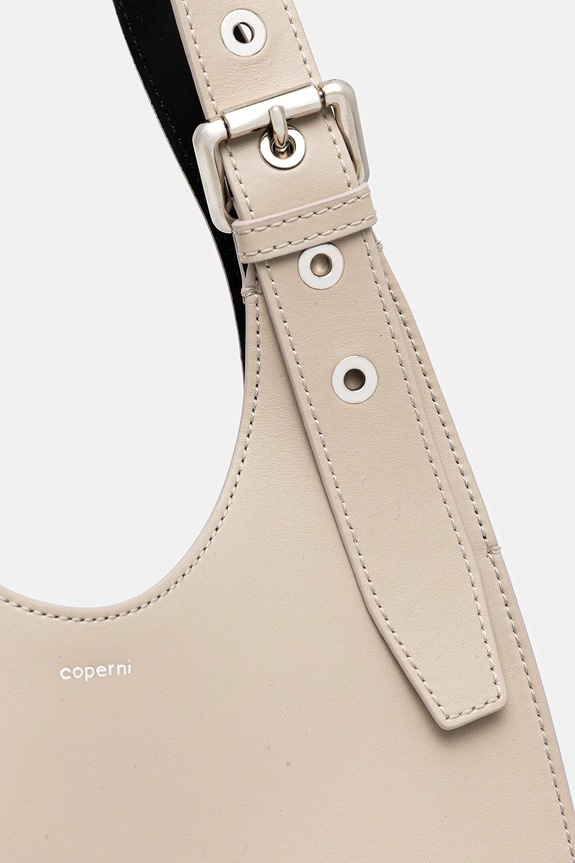 Coperni torebka skórzana Heart beżowy COPBA112F6066