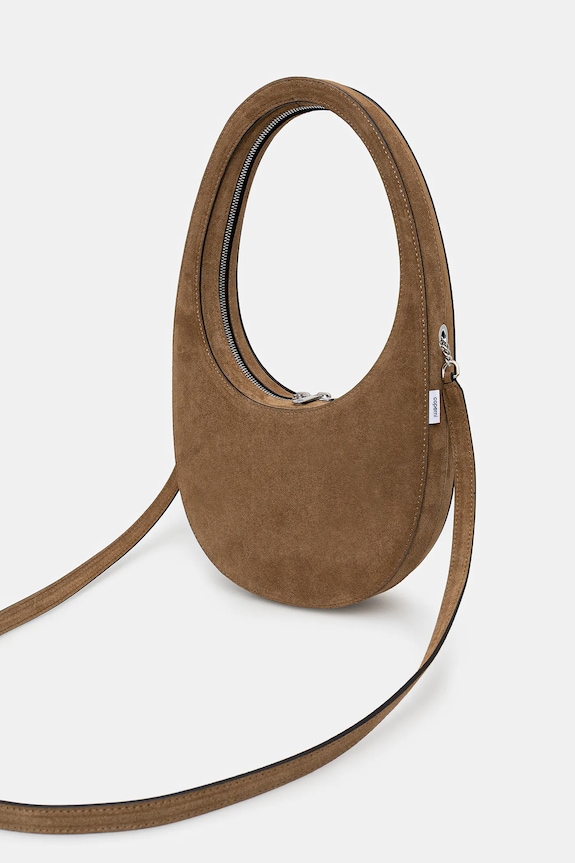 Accessories Coperni suede handbag Swipe COPBA38F6049 brown