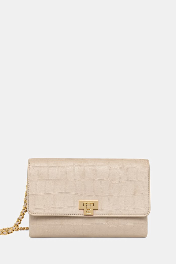 Elisabetta Franchi kopertówka damska beżowy BS64A61E2