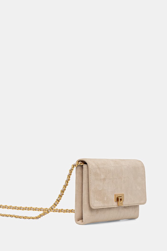 Elisabetta Franchi kopertówka damska BS64A61E2 beżowy SS26