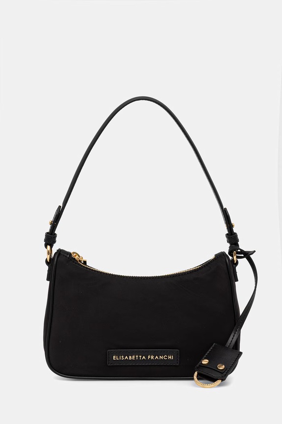 Elisabetta Franchi crossbody kabelka dámska čierna BS95A61E2