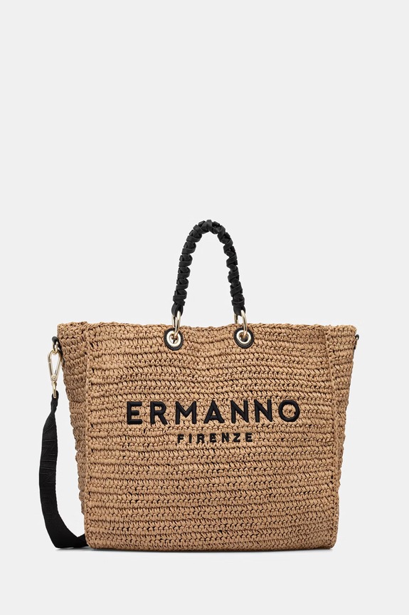 ERMANNO Firenze kabelka typu tote dámska béžová 12402082