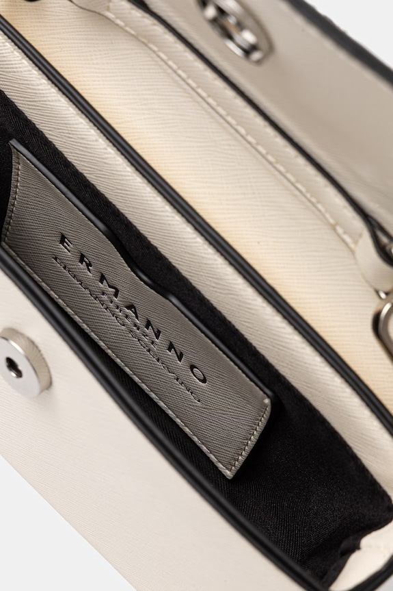 ERMANNO Firenze Crossbody kabelka dámska z imitácie kože 12402162 béžová