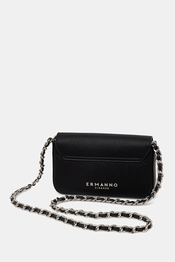 ERMANNO Firenze Сумка crossbody для женщин из искусственной кожи чёрный 12402162