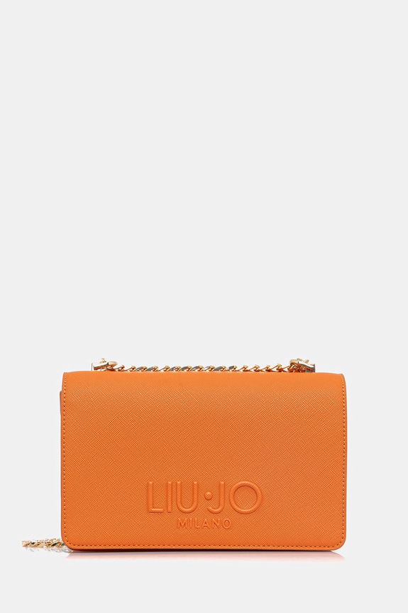 Τσάντα Liu Jo απλικέ πορτοκαλί AA6056.ES029