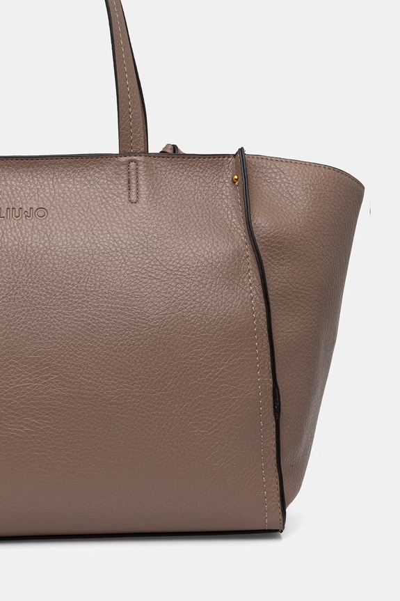 Accessori Liu Jo borsa shopper da donna in similpelle AA6080.E1109 marrone