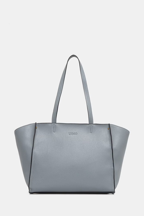 Liu Jo borsa shopper da donna in similpelle blu AA6080.E1109