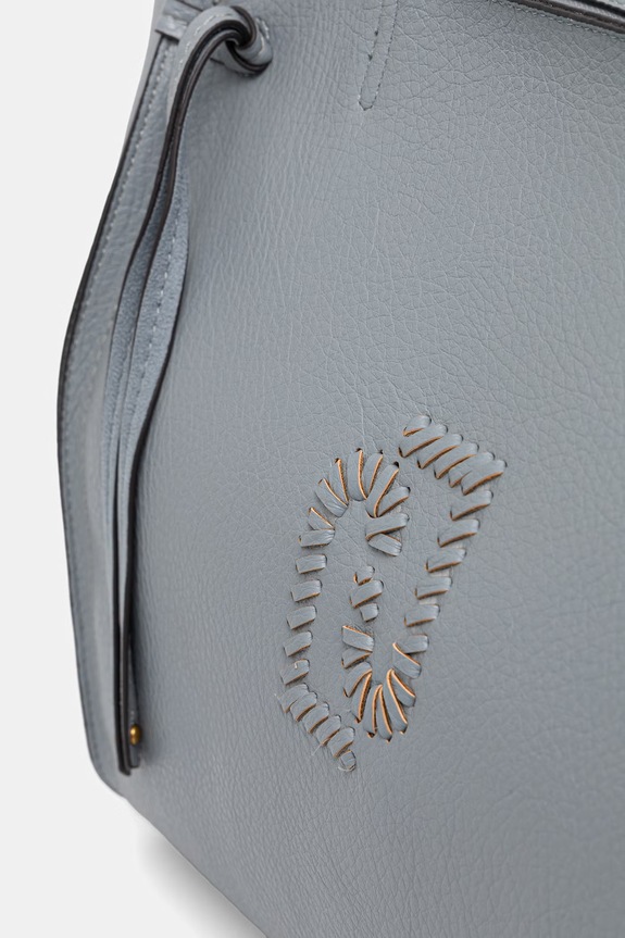 Liu Jo borsa shopper da donna in similpelle blu AA6080.E1109