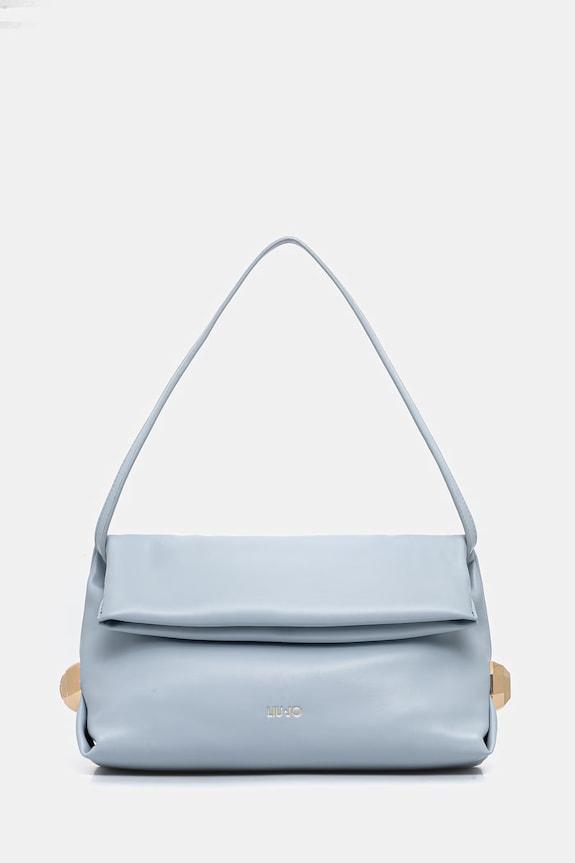 Τσάντα Liu Jo απομίμηση λείου δέρματος μπλε AA6097.E0958
