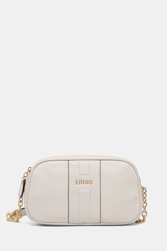 Τσάντα Liu Jo απλικέ μπεζ AA6106.E1109