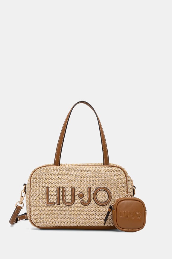 Liu Jo crossbody torba za žene od imitacije kože bež AA6113.T383A