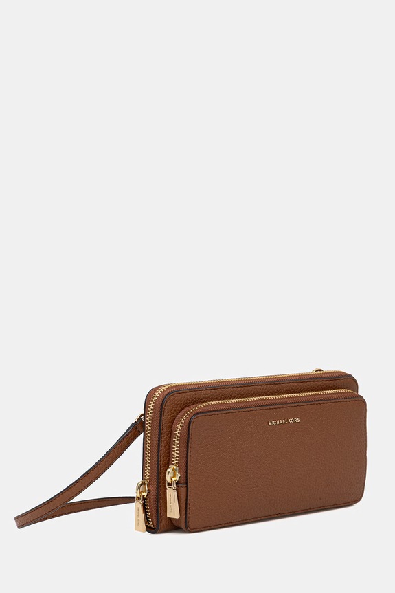 MICHAEL Michael Kors torebka crossbody damska skórzana 32F5GJ6C7L brązowy AA00