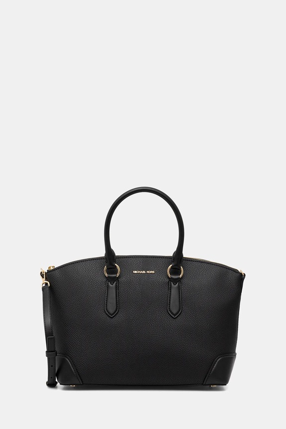 MICHAEL Michael Kors poșetă de piele uni negru 30R6G1WS7V