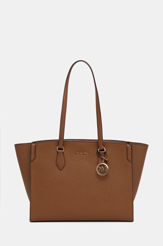 MICHAEL Michael Kors torebka skórzana skóra licowa brązowy 30R6GQ6T7L