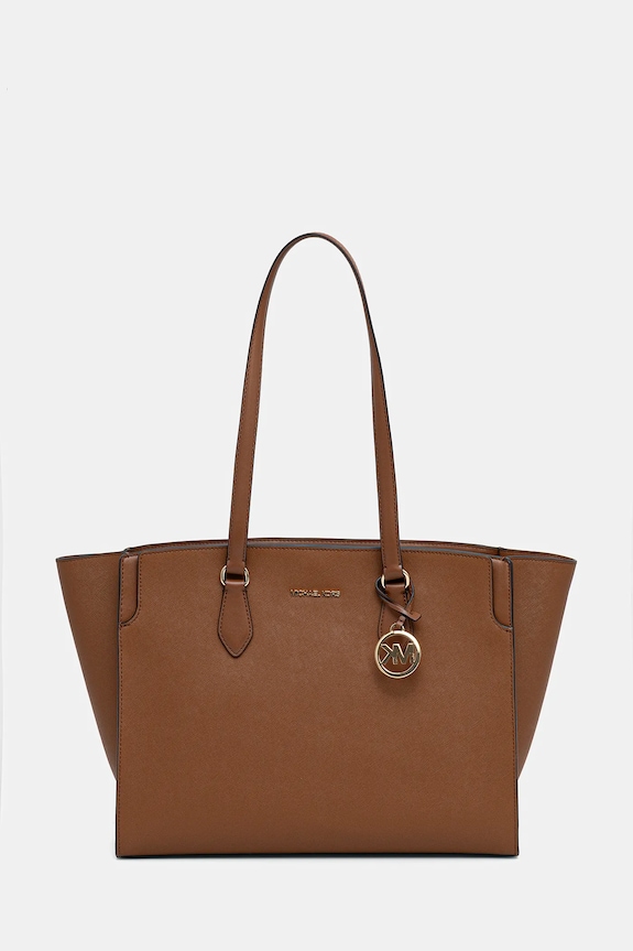 MICHAEL Michael Kors torebka skórzana skóra licowa brązowy 30R6GQ6T7L